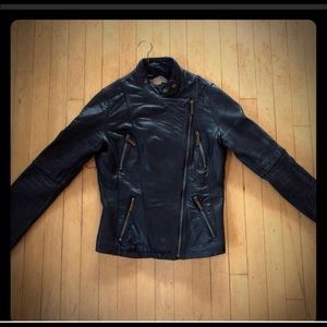 Michael kors leather jacket